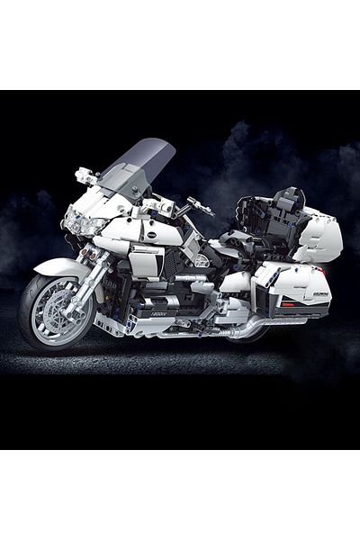 Choice MOC Creative High-Tech Gold wingSpeed Motorcycle Toy building blocks Motocross Construction Model...