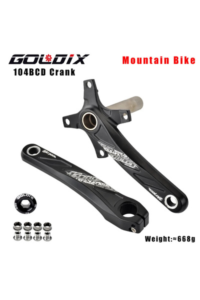 Choice 165 مم فقط كرنك GOLDIX 104BCD مجموعة كرنك دراجة ذات أسنان عريضة وضيقة ...