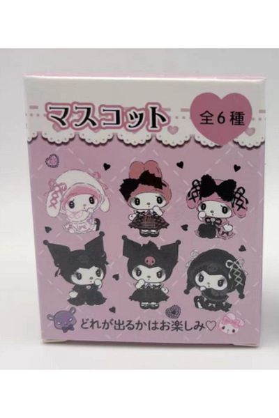 Choice Random 1pcs Sanrio Blind Box Kuromi My Melody Cartoon Character Figures Dolls Surprise Bag Cute Mode