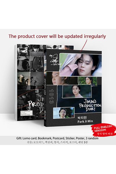 Choice ألبوم Kpop idol JIMIN'S PRODUCTIONDIARY كتب الصور والملصقات والبطاقات البريدية ومجموعة الصور المطبوعة لـ ...