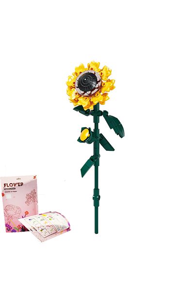 AMAZINGBLOKS 92040-2 Flower Model Building Blocks Toys Children Diy Educational Building Bricks Toy 3d Flower Pla