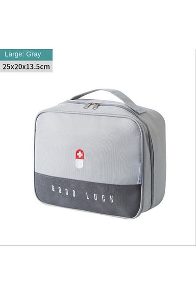 Choice Grey Large Size Convenient To Carry Medical Bag Household Emergency Supplies Reserve Outdoor Car Mou