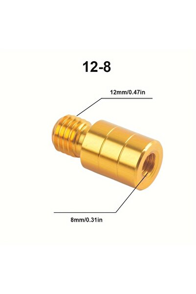 Choice 12-8 موصل جراب قضيب شبكة الصيد M6/M8/M10/M12 محول رأس الشبكة اللولبي أ...