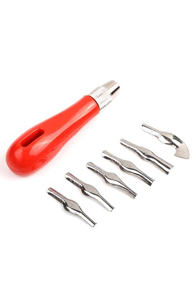 dainayw Rubber Block Stamp Carving Block Stamp Making Kit  with Cutter Tools, Cutter Kit Assortment, Stam...