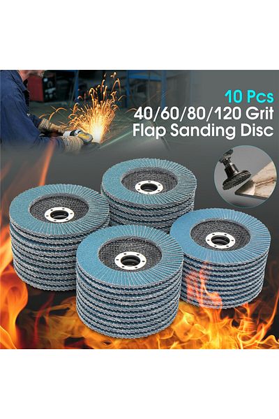 Choice 80 Mesh 40/60/80120 Flap Discs 125mm Angle Grinder Sanding Discs Grinding Wheel Flap Discs Metal For