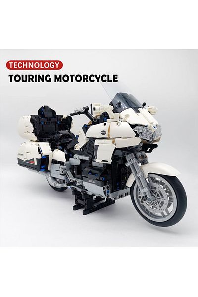Choice MOC Creative High-Tech Gold wingSpeed Motorcycle Toy building blocks Motocross Construction Model...