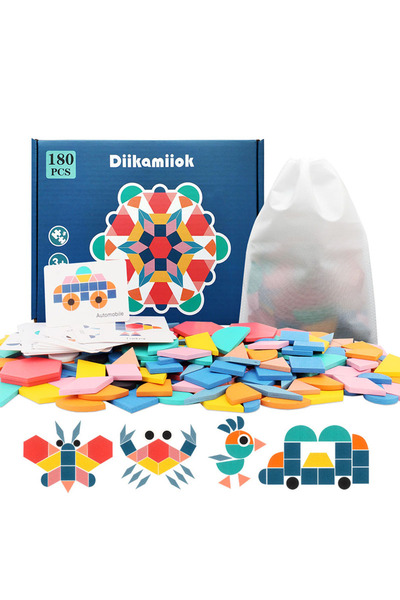 Choice مجموعة أحجيات خشبية ثلاثية الأبعاد مكونة من 180 قطعة، لعبة أحجيات تانج...