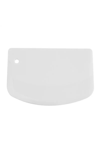 Choice White Dough Scraper Spatula Easy To Store Silicone Material Cake Cream...