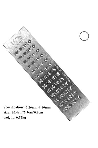 Choice Round 2 Tungsten Carbide Wire Drawplates Round Shape Wire Drawplate Jewelry Making Tools Jewelry Too