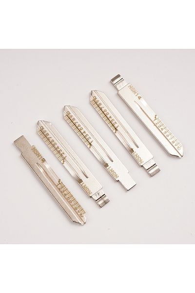 ITSkey 10pcs 5pcs 10pc Nsn14 Engraved Line Key Blade Uncut Blank Scale Shearing Teeth For Nissan Sunny Tiid