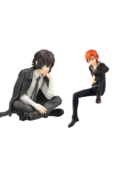 Choice FuRyu Bungo Stray Dogs 12cm Dazai Osamu Noodles Press Figure Japanese Cartoon Figurines Collectio...