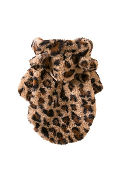 Choice ملابس شتوية للكلاب الأليفة بنية اللون مقاس XL، مع هودي من الصوف الدافئ...