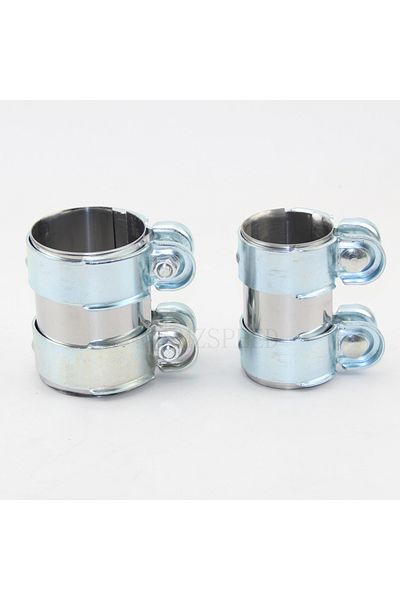 Choice 51mm 2 Inch 2.5 Inch Exhaust Muffler Tube Pipe Connector Joiner Sleeve Clamp Adjustable Stainless St