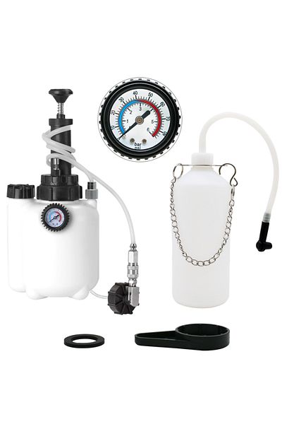 Choice 3L Manual Brake Bleeder Kit with 1L Oil Bottle Fluid Pressure Bleeding Vacuum Pump Tool Set