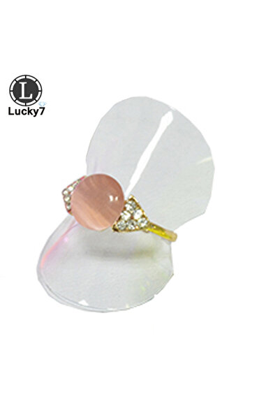 Choice 100 قطعة من حامل عرض الحلقات البلاستيكية الشفاف 100 قطعة/الوحدة، قطر 3...