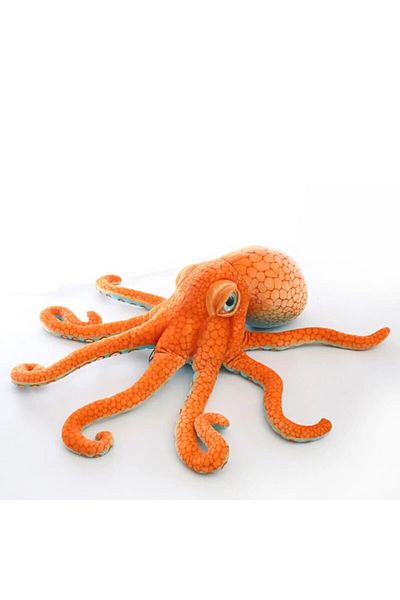 Choice Orange Stunning Lifelike Octopus Plush Toys Stuffed High Quality Simulated Squid Marine Animal Doll