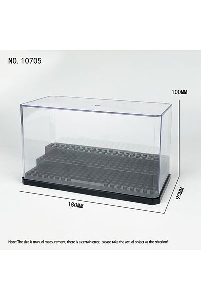 Choice 10705 Block Decoration Series Dustproof Display Box,transparent Display Rack Organizer,holiday Gift