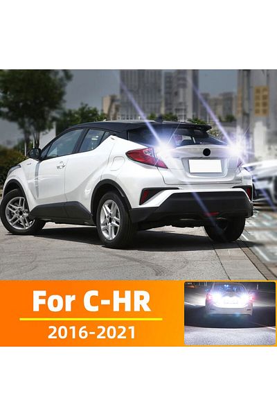Choice 2pcs For Toyota Chr C-hr 2016 2017 2018 2019 2020 2021 Led Bulbs Exterior Reverse Backup Back Up ...