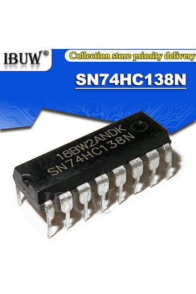 IBUW 10pcs Sn74hc138n Dip16 Sn74hc138 74hc138n 74hc138 Dip Integrated Ic