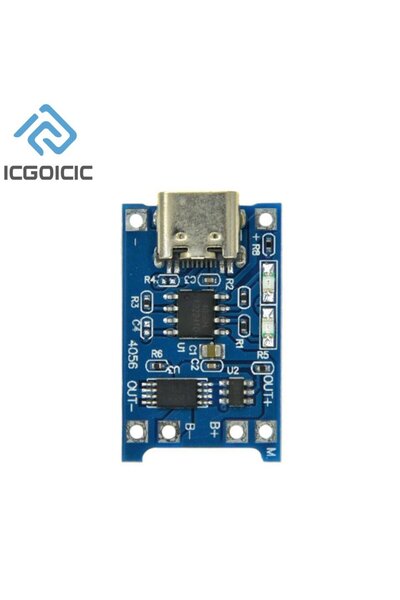 Choice لوحة شحن بطارية ليثيوم 18650 من النوع c، 10 قطع، 5 فولت 1 أمبير، TP405...