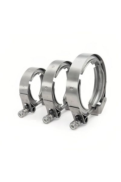 ZUIMI 76mm 3 Inch 304 Stainless Steel 1.5~6 Inch 51 63 76 Mm Quick Release V Band Clamp Only For Flange Tu