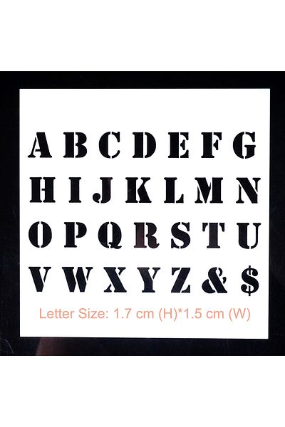 Choice 15 By 15 Cm 15 Cm Diy Craft Letter Alphabet Stencils For Walls Painting Scrapbooking Stamping Stamps
