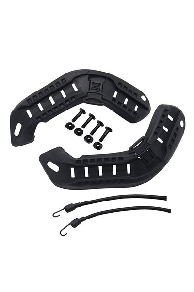BOOIU Black Tactical MICH2000 Helmet Side Guide Rail ARC Helmet Mount Rail Hunting Cycling Airsoft M