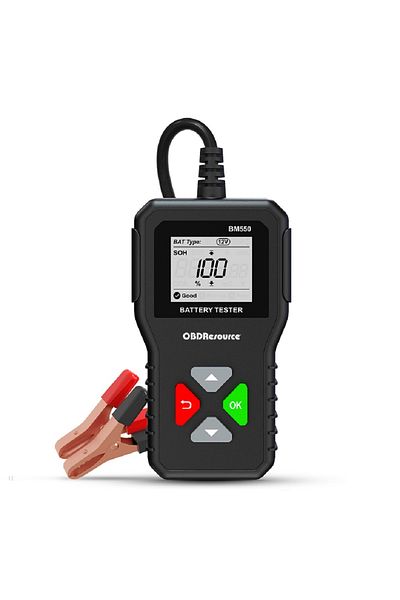 OBDResource Black Car Battery System Detect 6v 12v 24v 100-2000 Cca Car Battery Tool Bm550 Car Battery Tester Ba