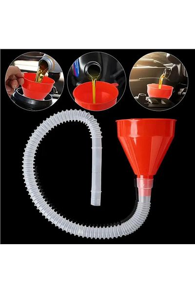 Choice Universal Car Refueling Funnel Detachable Telescopic Funnels Engine Gasoline Funnel Motorcycle Au...