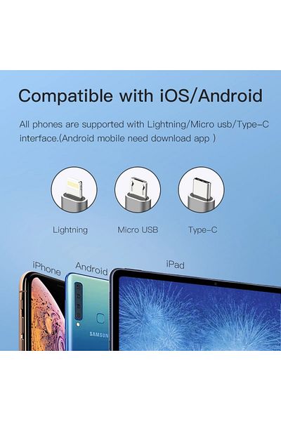 Choice 2m Black Px New 1080p Full Hd 3-in-1 Hdmi-compatible Cable Lightning Type-c To Mhl Cable Micro Usb A