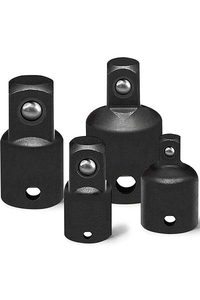 Choice 4 Pcs Set 4pcs 1/2 3/8 1/4 Inch Impact Socket Adapter Reducer Set Use Wrenches Drills In Auto And Im