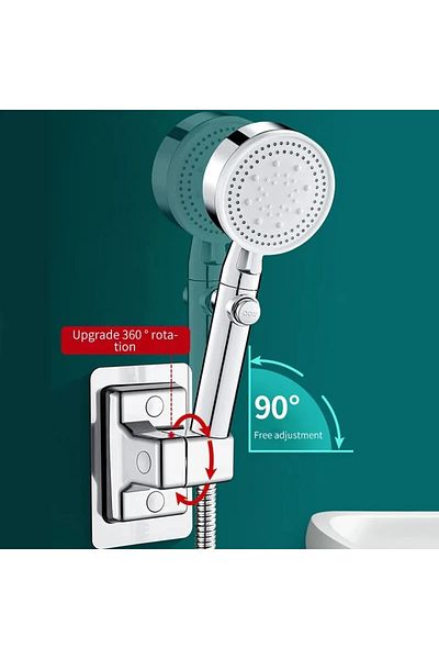 Choice Support de douche réglable sans poinçonnage, support mural, support rapide, ABS, sans propositions