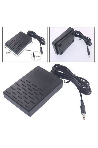Choice Electric Piano Sustain Foot Pedal Professional Foot Pedal 3.5mm Plug for Synthesizers Electric Pi...
