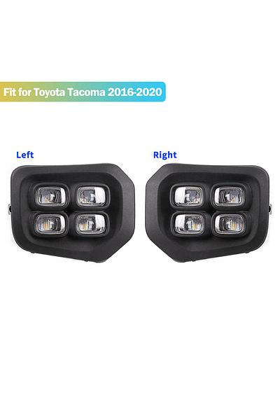 Choice Led Daytime Running Light Fog Lamp for Toyota Tacoma DRL 2016 2017 2018 2019 2020 Bumper Driving ...
