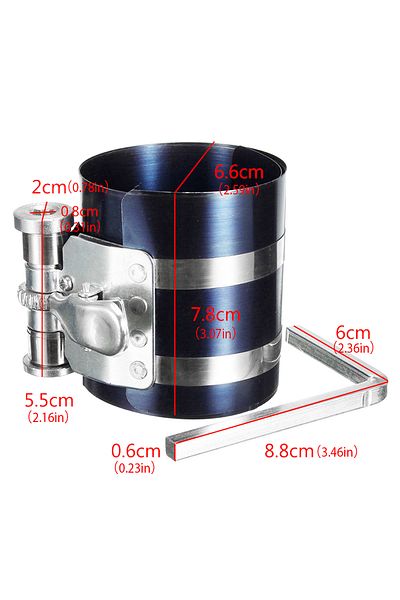 Choice Compressor Piston Ring Compressor Engine Ratchet Type Clamp Band Installer Car Repair Tool Piston Ri
