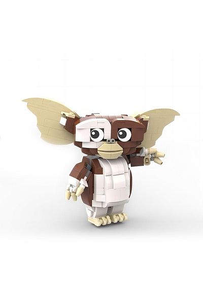 BuildMoc 414pcs Moc Horror Movie Elf Cartoon For Gremlined Building Block Kit Cute Evil Little Monster Assemb