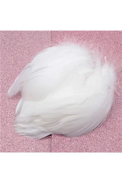Choice 100p White White Goose Feathers 8-12cm Medium Floating Feather Plumesfor Diy Wedding Clothes Jewelry