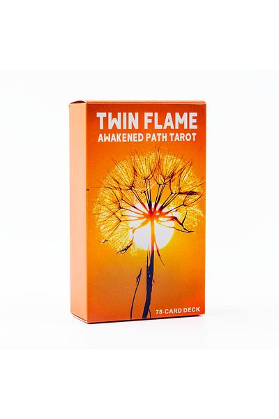 Choice مجموعة بطاقات تاروت Twin Flame Awakened Path Tarot المكونة من 78 بطاقة والتي تحتوي على معنى Oracle Card Divination Edition للعب على لوحة اللعب