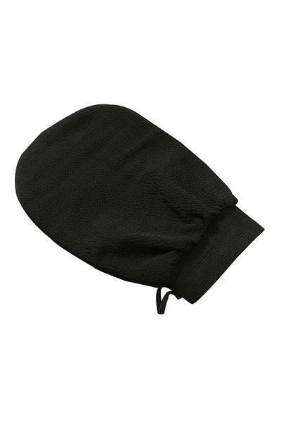 Choice Black Single Piece Black Bath Towel Gloves Medium Sand Single Layer Double-sided Massage Bath Towel