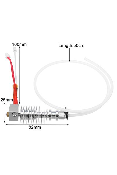 Shunmaii A 3d Printer 12v V5 J-head Hotend Extruder Kit Heater Hotend Printer Parts For Anycubic I3 Mega Pri.