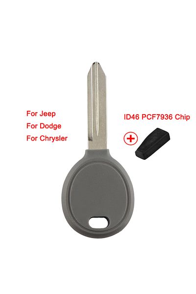 YIQIXIN With Id46 7936chip Transponder Key Shell For Jeep Wrangler For Chrysler 300 Pacifica Town Co
