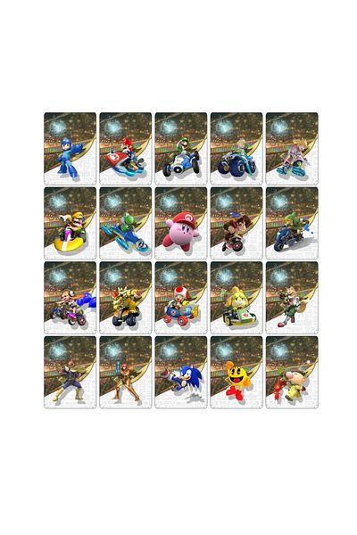 Choice 20 Pcs New 20pcs Mario Kart 8 Amiibos Cards Nfc Tag Cards For Switch And Wii U--mario Kart 8 Deluxe