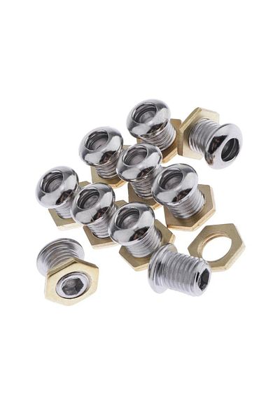 Choice 10pcs 1/2" Drum Air Vent With Gasket Bass Tom Snare Drum Parts Accessories