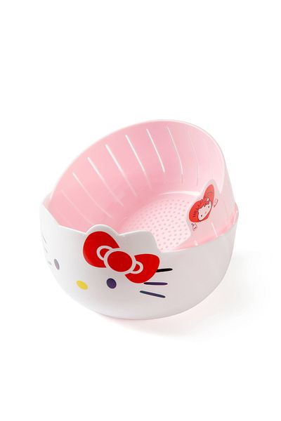 Choice A Hello Kitty Fruit Tray Vegetable Basket Household Use Double Kitchen Storage Basketful Convenien.