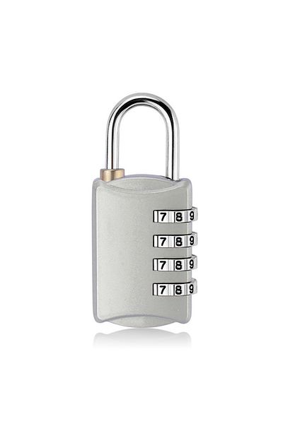 PEGATAH Ti-314uh-s Mini Lock Resettable 4 Dial Digits Code Number Password Combination Padlock Travel Securi