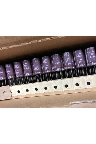 Choice 2024 NEW 10PCS 470uF 35V Nippon NCC KY 10x20mm Low ESR Long Life 35V470uF KY Aluminum Electrolyti...