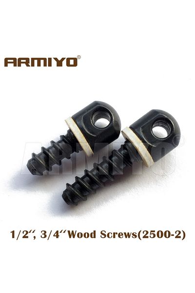 Choice 2500-2 Armiyo Tactical 1/2" 3/4" Wood Screws Bolt Fits Most Hunting Bipods And Shot Shooting Accesso