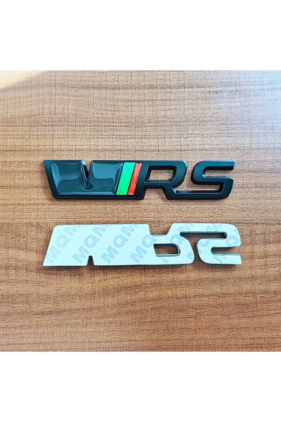 Choice Grey Black 3d Metal Rs Logo Vrs Emblem Car Trunk Badge For Kodiaq Rapid Fabia Octavia 1 2 3 A5 A7 Mk