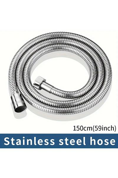 Choice 1.5m Bath Shower Hose Stainless Steel Flexible Pipe Shower Head Pipe Plumbing For Bathroom Accessori