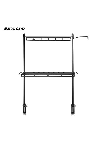 Choice رف تعليق طويل جديد خفيف الوزن للتخييم، رف منظم قابل للفصل مصنوع من سبا...